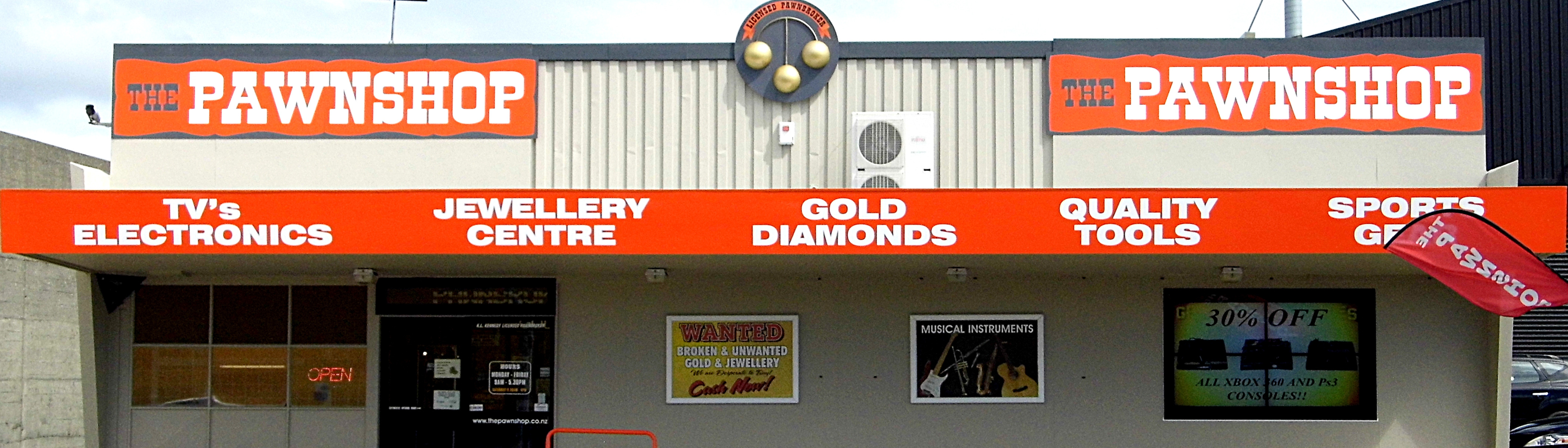The Pawn Shop Southland Region Yellow NZ
